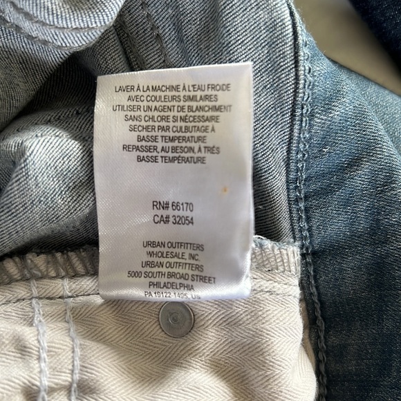 Free People ankle raw hem jean button fly Sz 26 - Picture 10 of 12